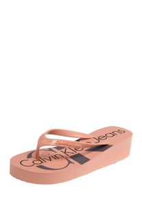 Calvin Klein Jeans, Damen Zehentrenner 'TESSE', Pfirsich