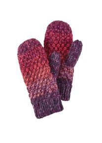 s.Oliver RED LABEL, Damen Fäustlinge, Dunkellila / Pink / Pastellrot