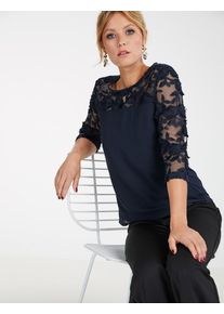 Taifun, Damen Blusenshirt, Dunkelblau