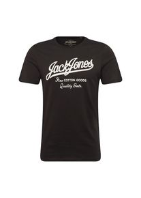 Jack & Jones JACK & JONES, Herren T-Shirt, Schwarz / Weiß