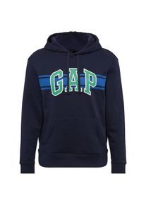 GAP, Herren Sweatshirt 'V-GO ARCH STRIPE PO HD', Blau / Navy / T&uuml;rkis