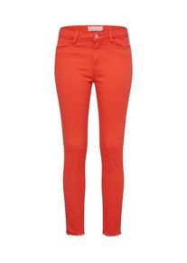Tom Tailor Denim, Damen Hose 'Nela', Feuerrot