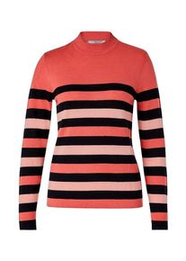 Hallhuber, Damen Pullover, Orange / Puder / Schwarz