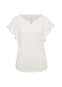 Tom Tailor, Damen T-Shirt, Weiß