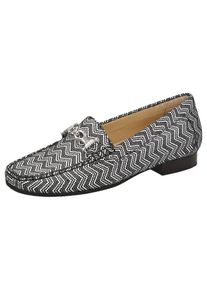 Sioux, Damen Slipper 'Cortizia-704', Schwarz / Weiß