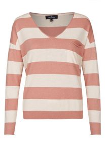 Daniel Hechter, Damen Pullover, Altrosa / Wollweiß