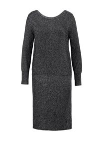 talkabout, Damen Strickkleid, Anthrazit / Silber