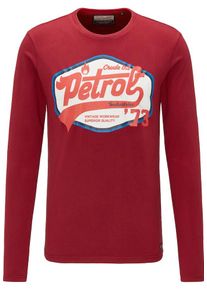 PETROL INDUSTRIES, Herren LONGSLEEVE, Blau / Orange / Rot / Weiß