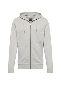 Only & Sons Only & Sons, Herren Sweatshirt 'onsBASIC SWEAT ZIP HOODIE UBRUSHED NOOS', Hellgrau