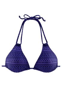 Venice Beach, Damen Triangel-Top 'Spring', Lila / Dunkellila