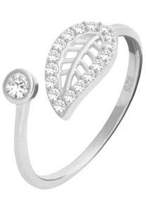 Firetti, Damen Silberring &raquo;Blatt&laquo;, Silber