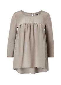 Hallhuber, Damen Weit geschnittenes Seidenshirt, Beige