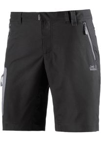 Jack Wolfskin, Herren Funktionsshorts 'Active Track', Grau / Anthrazit