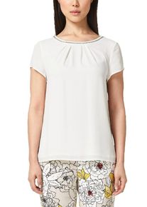 s.Oliver BLACK LABEL, Damen Bluse, Weiß
