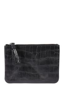 ROYAL REPUBLIQ, Damen Kosmetiktasche 'Town Croco Pouch', Schwarz
