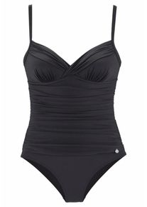 Lascana, Damen Badeanzug, Schwarz