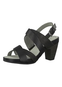 s.Oliver RED LABEL, Damen Sandaletten, Schwarz