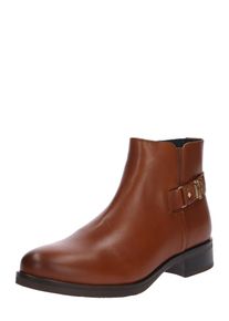 Tommy Hilfiger, Damen Stiefelette mit Zierschnalle, Cognac