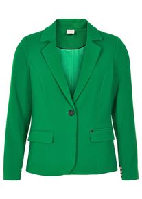 IN FRONT, Damen Blazer 'Johanne', Beige / Grün / Schwarz