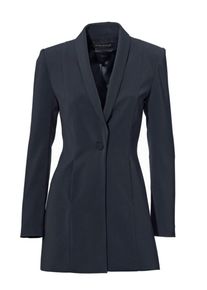 Heine, Damen Longblazer, Nachtblau