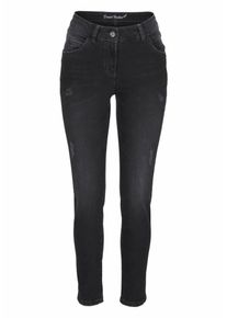 Daniel Hechter, Damen Slim-fit-Jeans, Black Denim