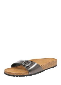 Birkenstock, Damen Sandale 'Madrid Metallic', Anthrazit