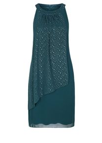 s.Oliver BLACK LABEL, Damen Chiffonkleid, Tanne