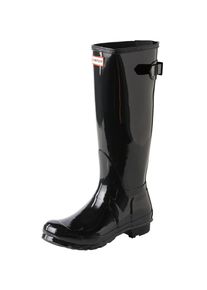 Hunter, Damen Gummistiefel, Schwarz