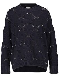Taifun, Damen Pullover, Ultramarinblau