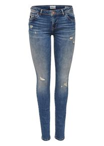 Only, Damen Skinny Fit Jeans 'Sintia' low, Blue Denim