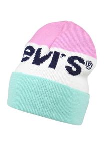 Levi's LEVI'S, Herren Beanie, Mint / Pink / Weiß