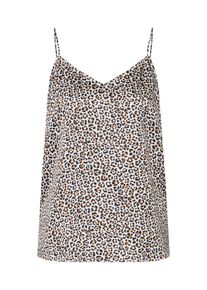 Only, Damen Top 'SNAKE SINGLET WVN ', Braun / Schwarz / Wei&szlig;