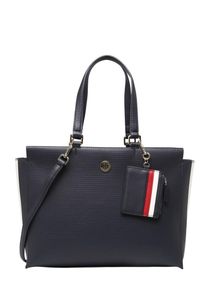 Tommy Hilfiger, Damen Tasche 'Effortless Saffiano', Nachtblau