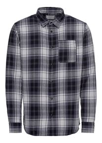 Jack & Jones JACK & JONES, Herren Hemd, Dunkelblau