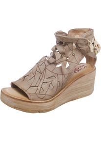 A.S.98, Damen Sandaletten, Hellbeige / Taupe