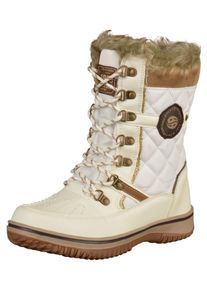 Dockers by Gerli, Damen Stiefel, Camel / Chamois / Kastanienbraun / Wei&szlig;