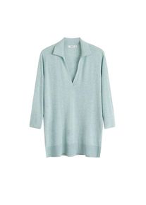 Mango, Damen Poloshirt 'Aida', Pastellblau
