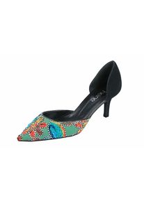 Heine, Damen Pumps, Mischfarben / Schwarz