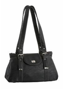 J. JAYZ, Damen Schultertasche, Schwarz