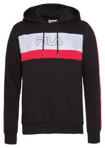 Fila, Herren Sweatshirt 'CORONAL', Hellrot / Schwarz / Wei&szlig;