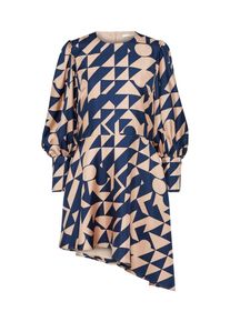 POSTYR, Damen Kleid, Nude / Blau