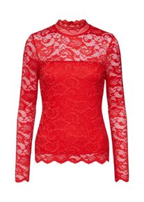 Véro Moda VERO MODA, Damen Bluse 'VMLUCIA LS HIGH NECK BOO', Rot