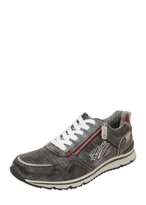 Dockers by Gerli, Herren Sneaker im Vintage-Look, Rauchgrau / Schwarz
