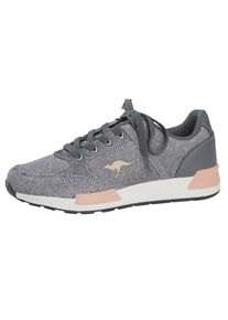 Kangaroos, Damen Sneaker, Grau / Ros&eacute; / Wei&szlig;
