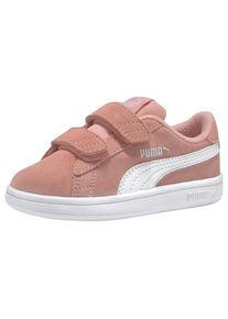 Puma, Mädchen Sneaker 'Smash V2 SD V Inf + PS', Pfirsich / Weiß