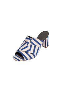 EDITED, Damen Schuh 'Elle', Blau / Weiß