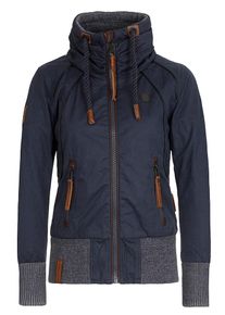 Naketano, Damen Jacke, Dunkelblau / Braun