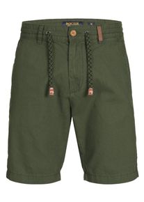 INDICODE JEANS, Herren Shorts 'Bowmanville', Khaki