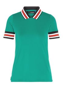 J. Lindeberg J.Lindeberg, Damen Poloshirt 'W Yonna', Gr&uuml;n / Rot / Schwarz / Wei&szlig;