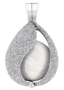 Engelsrufer, Damen Kettenanhänger 'Love of Heaven, Himmelsträne mit Sternenstaub, ERP-20-TEWAR-STSI' (Set, 2 tlg., inkl. Klangkugel), Silber